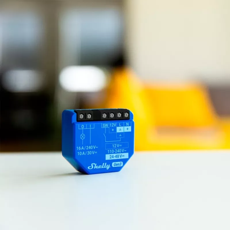 1 GEN3 relé inteligentné Wi-Fi s suchým kontaktom vypínač domáca automatizácia kompatibilné s Al - Shelly