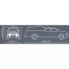 Stavebnica Cobi RAM 3500 hasičské auto COBI-24612 2-in-1 modelová sada