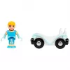Dielik/stavebnica Ravensburger BRIO Disney Princess Cinderella & Wagen, modrá/biela, od 3 rokov