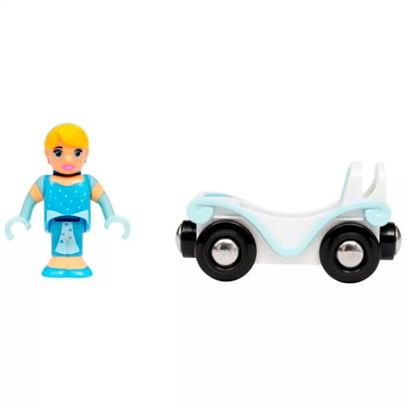 Dielik/stavebnica Ravensburger BRIO Disney Princess Cinderella & Wagen, modrá/biela, od 3 rokov