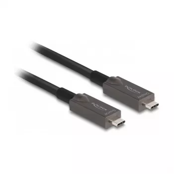 DeLOCK aktívny optický USB-C video + dátový + PD kábel 3 m USB 3.2 Gen 2