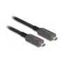 DeLOCK aktívny optický USB-C video + dátový + PD kábel 3 m USB 3.2 Gen 2