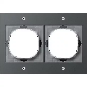 Nástenná doska GIRA TX_44 antracit, termoplast, 110×157 mm, konvenčný dizajn