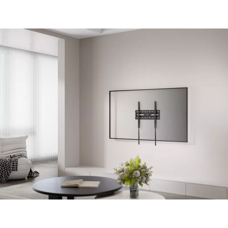 Gembird WM-75F-02 TV držiak na stenu (pevný), 32“–75“, čierny