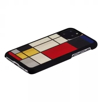 Puzdro na smartphone man and wood pre iPhone 11 Pro — čierne drevené ochranné puzdro