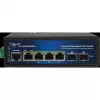 Managed priemyselný PoE switch ALLNET ALL-SGI8106PMJ 4 PoE + 2 uplink porty