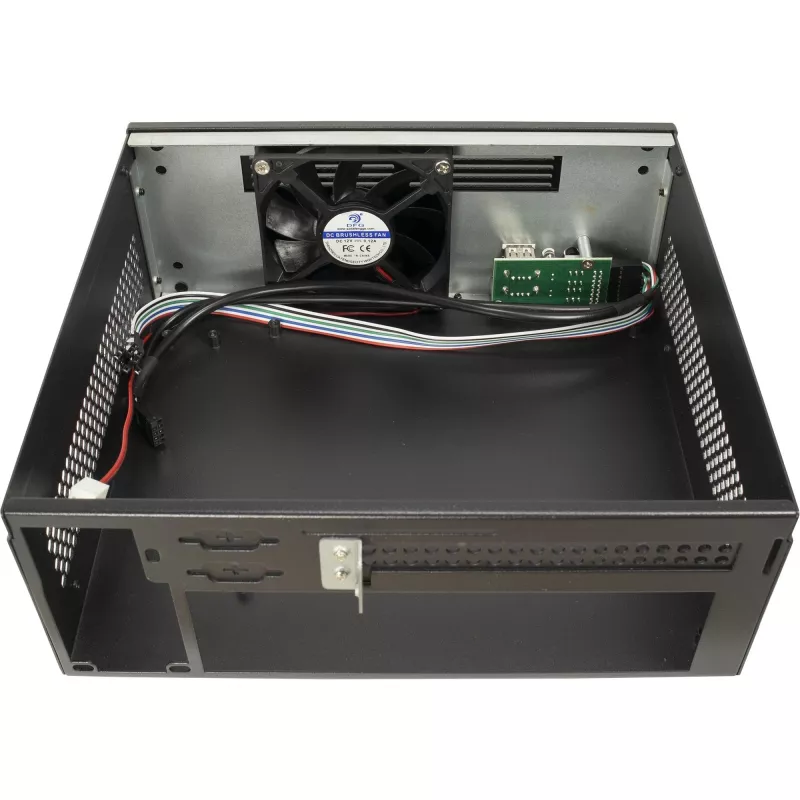PC skriňa INTER-TECH S21 čierna/strieborná ATX podpora pre 6 ventilátorov