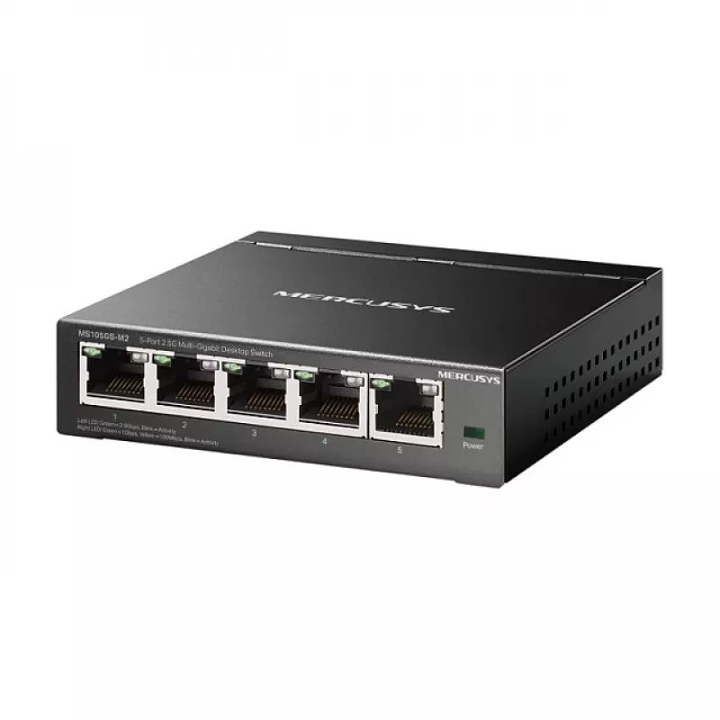 Mercusys MS105GS-M2 5-portový stolný switch Multi-Gigabit 2.5G