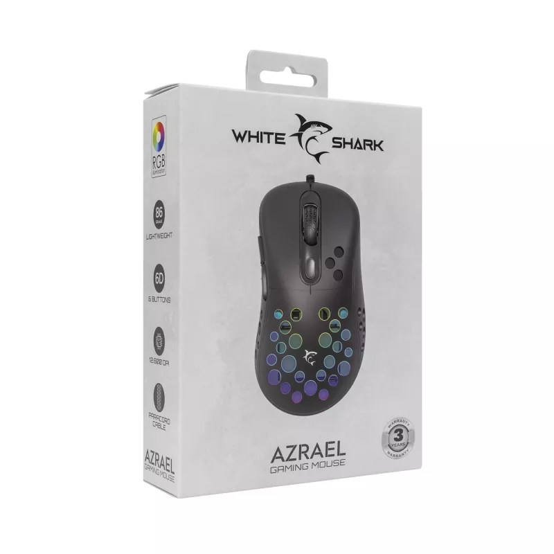 Myš White Shark GM-5013 Azrael čierna USB