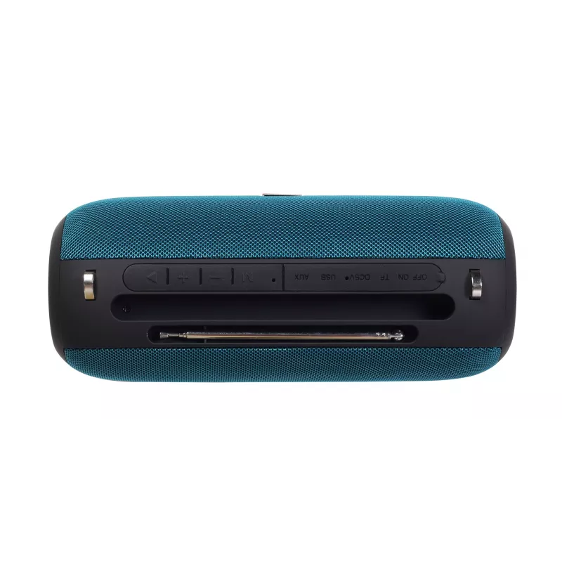 Stereo prenosný reproduktor GEMBIRD SPK-BT-17-G — Bluetooth 5.1, 5 W RMS, 1200 mAh, MicroSD, FM, AUX