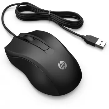 HP Káblová myš 105, obojručná, optická, USB Type-A, 1600 DPI, čierna