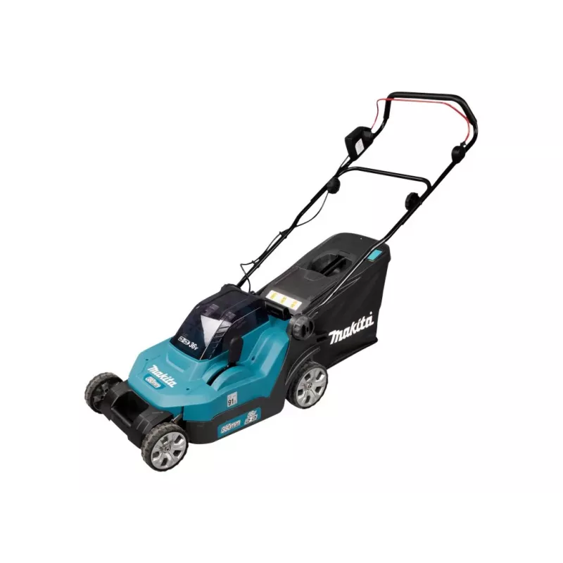 Makita DLM382PM2 - kosačka - akumulátorová - 18 V - 4 Ah - 2 batérie - 3700 1/min - 38 cm - 16,9 kg