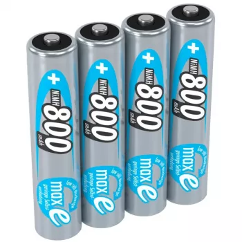 1x4 Ansmann maxE NiMH nabíjateľná batéria Micro AAA 800 mAh 5035042
