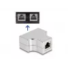 DeLOCK RJ45 splitter T adaptér 1 x RJ45 konektor samica na 2 x RJ45 konektor samica Cat.5e STP