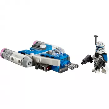LEGO Star Wars Captain Rex Y-Wing Microfighter zberateľský – vesmírna loď z Klonových vojen hračka s minifigúrkou postavy pre chlapcov od 6 rokov
