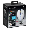 Bezdrôtová herná myš DEFENDER MM-282 RF — obojručná, optická 1800 DPI, 5 tlačidiel, USB, na batérie
