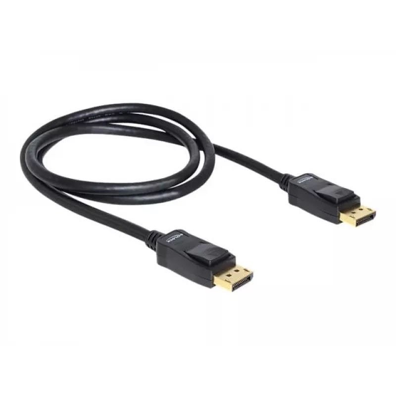 DisplayPort kábel DeLOCK 82423 1 m konektor samec na konektor samec čierny