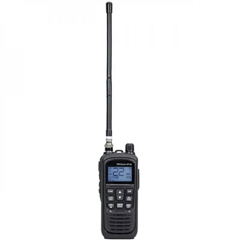 PNI Escort HP 82 prenosné CB rádio, 1800 mAh, USB-C, čierne