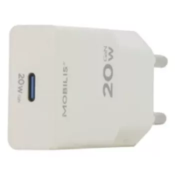 Mobilis Energia nabíjačka 20W nástenná USB-C biela - nabíjačka (020025)