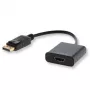 Savio CL-55 video káblový adaptér 0.2 m DisplayPort HDMI Type A (Standard) čierny