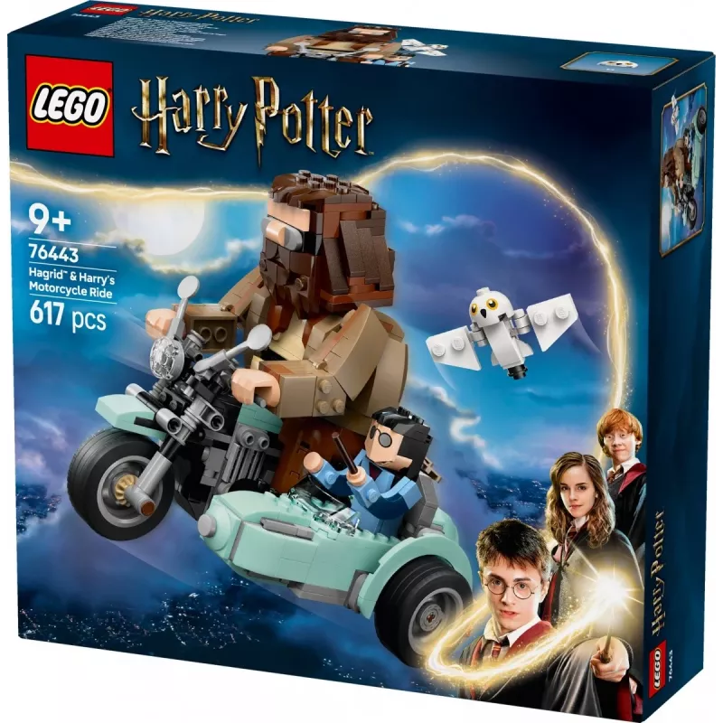 LEGO HARRY POTTER 76443 Hagridova a Harryho jazda na motorke