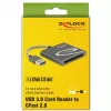 Čítačka kariet DeLOCK 91525 USB 3.2 Gen 1 sivá
