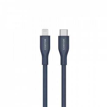 USB-C na Lightning kábel CANYON CLNM60 60W MFi 1 m silikónový modrý