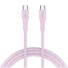CANYON kábel OnWire 60CL C-C 60W COLOR pletený 1m ružový