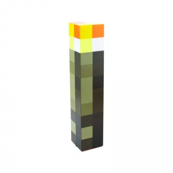 Stolná lampa Paladone Torch Light PP9202MCFV3 dizajn Minecraft na batérie