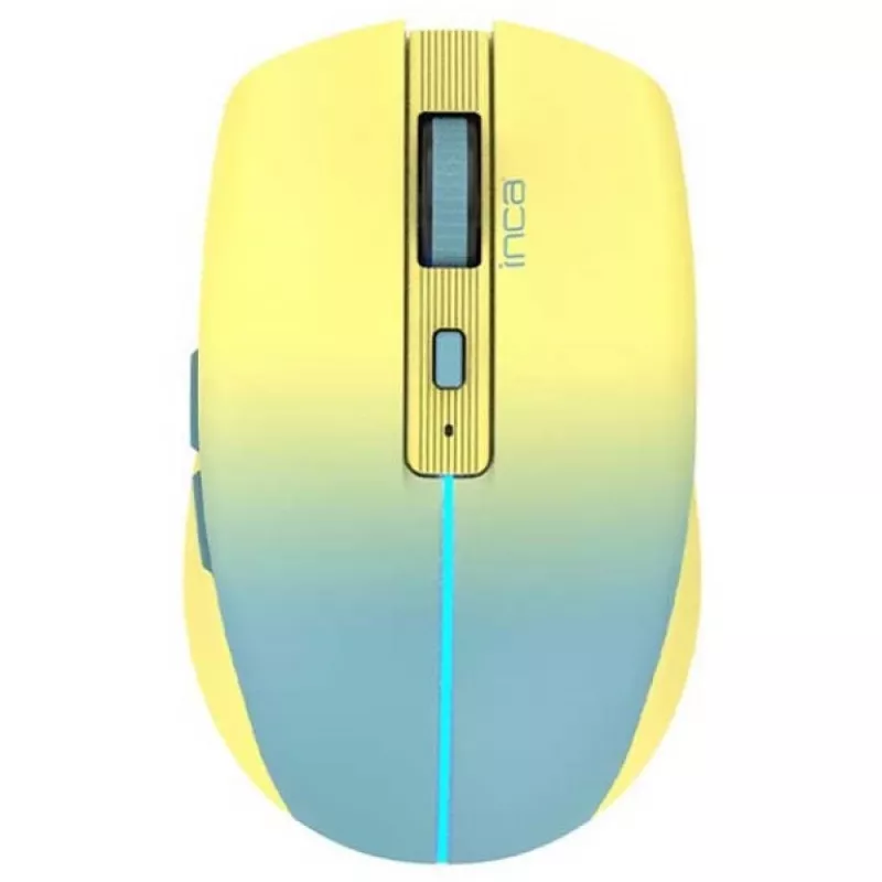 Cian Technology GmbH INCA myš IWM-511RS Bluetooth+bezdrôtová RGB základná farba žltá
