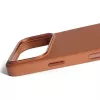 Mujjo Full Leather Case MagSafe puzdro pre iPhone 17 Pro hnedá