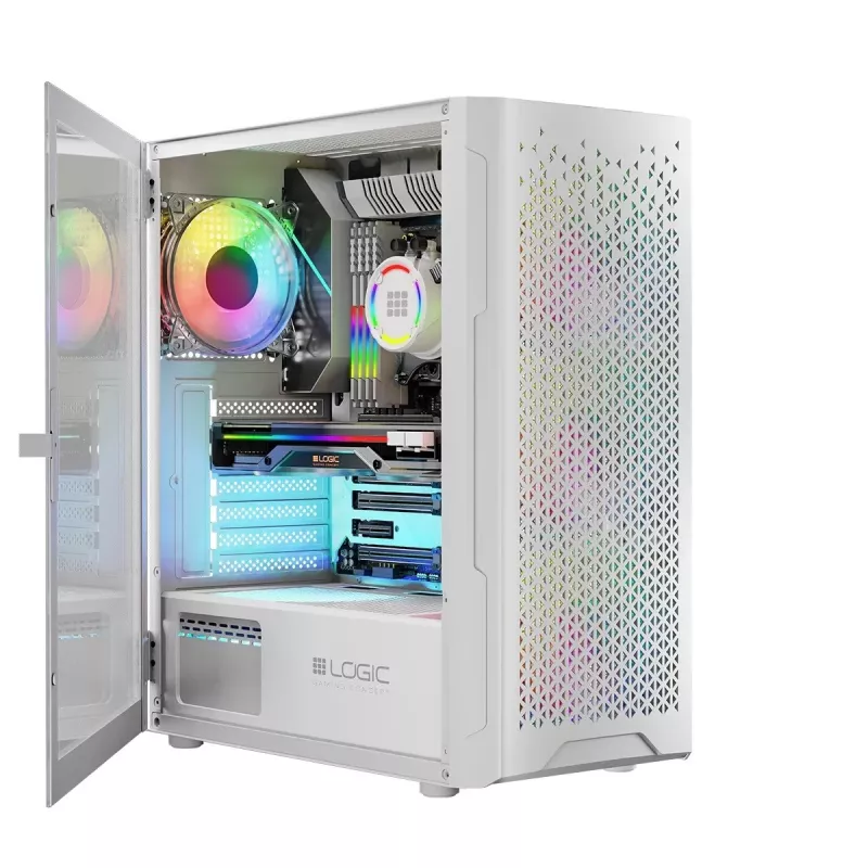 Logic ARAMIS ARGB MINIDI USB 3.0 skriňa biela