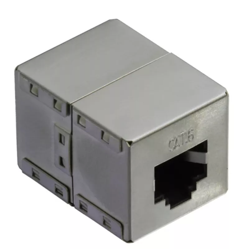 RJ-45 modulárna spojka VALUE Cat.6 tienená strieborná