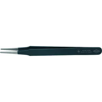 Knipex presná pinzeta dĺžka 120 mm rovné okrúhle hroty šírka 2 mm nerezová antimagnetická elektrostaticky vodivá