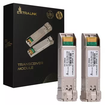 Extralink EX.35924 SFP+ 10G transceiver modul, 1310 nm, 40 km, jednomódový, DOM, balenie 2 ks