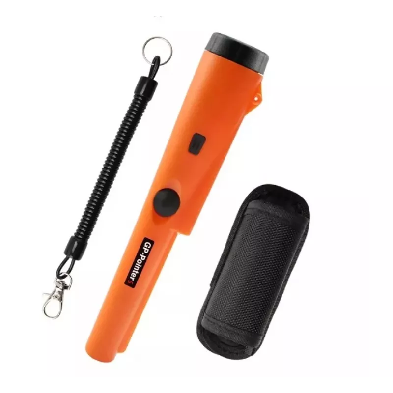 Ručný detektor kovov Extralink GP-Pointer SA-980 oranžový — pinpointer sonda na vyhľadávanie malých kovových predmetov