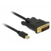 Videokáblový adaptér DeLOCK 83990 Mini DisplayPort na DVI-D 3 m