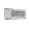 Bezdrôtová klávesnica SBOX WK-905 US — béžová, bezdrôtové USB pripojenie, US rozloženie