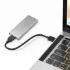 Hliníkové puzdro QOLTEC 51833 pre M.2 SSD, SATA na USB 3.0, podporuje až do 2 TB
