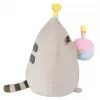 Plüšová hračka Pusheen od Pusheen — 24 cm narodeninová čiapka s tortou plüšová hračka