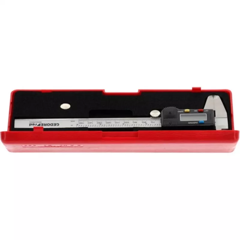 Gedore RED R94420021 3301430 digitálne posuvné meradlo, 0–153 mm, mm/palce, sivé