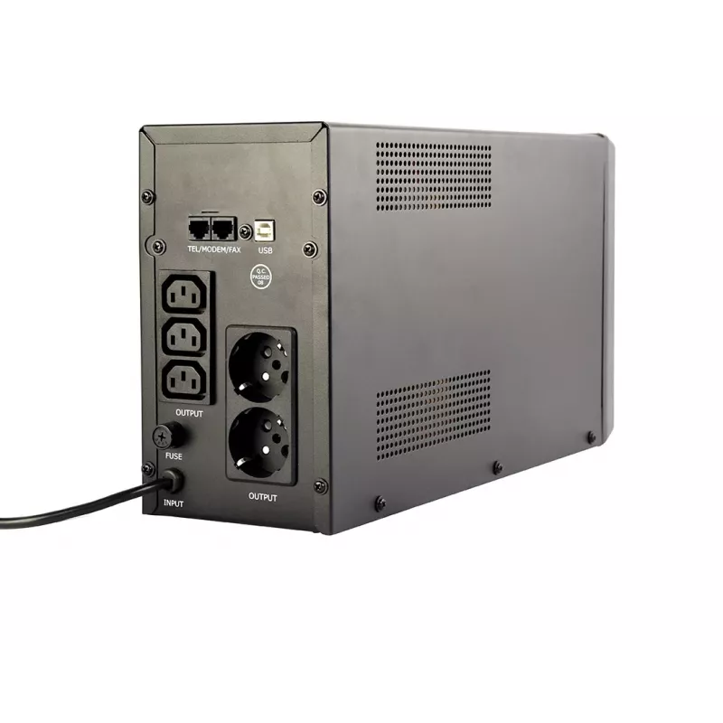 Gembird EG-UPS-035 UPS (neprerušiteľný zdroj napájania) Line-Interactive 2 kVA 1200 W 5 AC výstupov