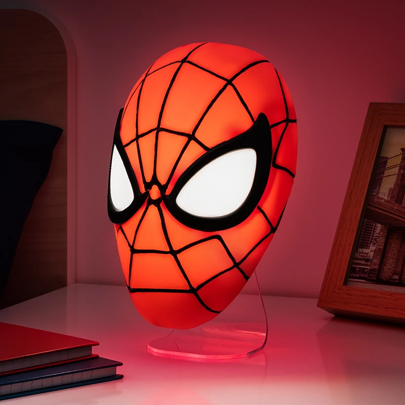 Stolná lampa Paladone Spiderman Mask Light