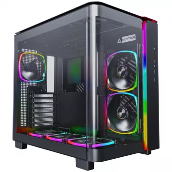 Montech KING 95 PRO Midi-Tower, temperované sklo, ARGB - čierna