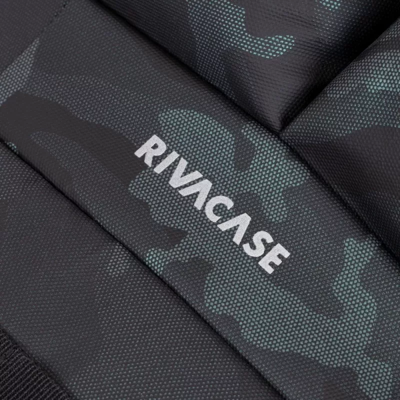 Rivacase Sherwood batoh Camouflage, Navy polyester, polyuretán