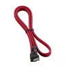 CableMod ModMesh - SATA kábel - Serial ATA 150/300/600 - SATA (W) pravouhlý na SATA (W) - 60 cm - červený (CM-CAB-RSAT-N60KR-R)