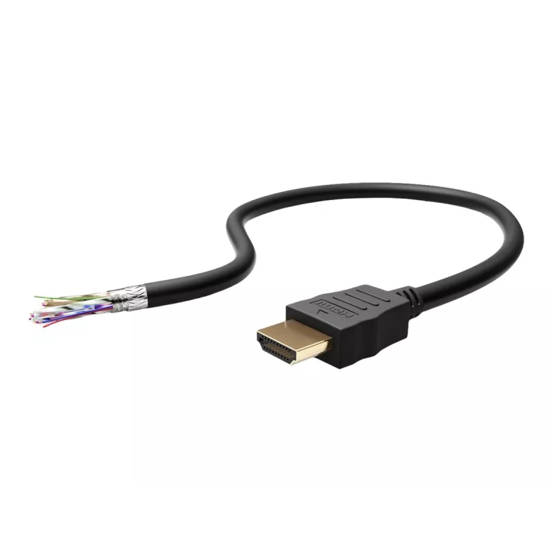 Goobay 41082 HDMI kábel 1 m HDMI Type-A (štandard) 2 x HDMI Type-A (štandard) čierny (41082)