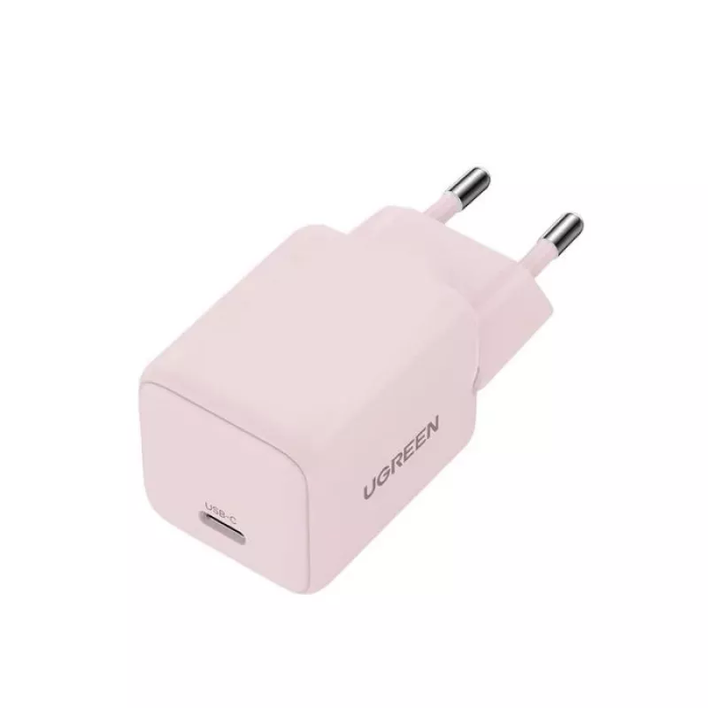Napájací zdroj UGREEN X512 20W USB-C PD rýchle nabíjanie, ružový, vstup 100–240V, 1× USB-C