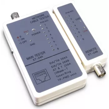 Tester sieťových káblov Inter-Tech 88887209 sivý