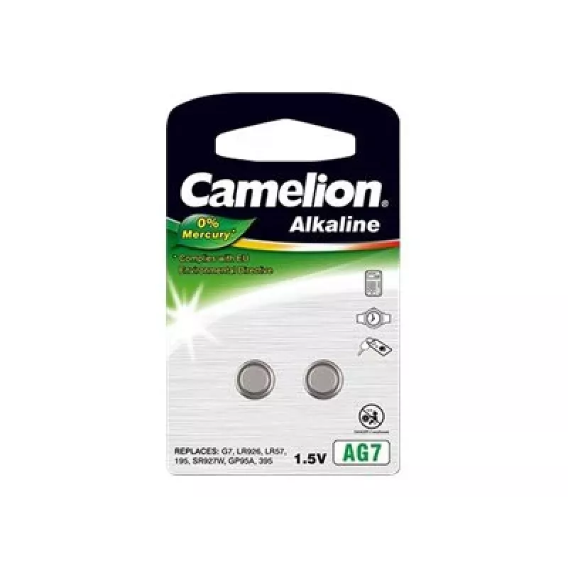 Camelion | AG7/LR57/LR926/395 | Alkalická gombíková batéria | 2 ks